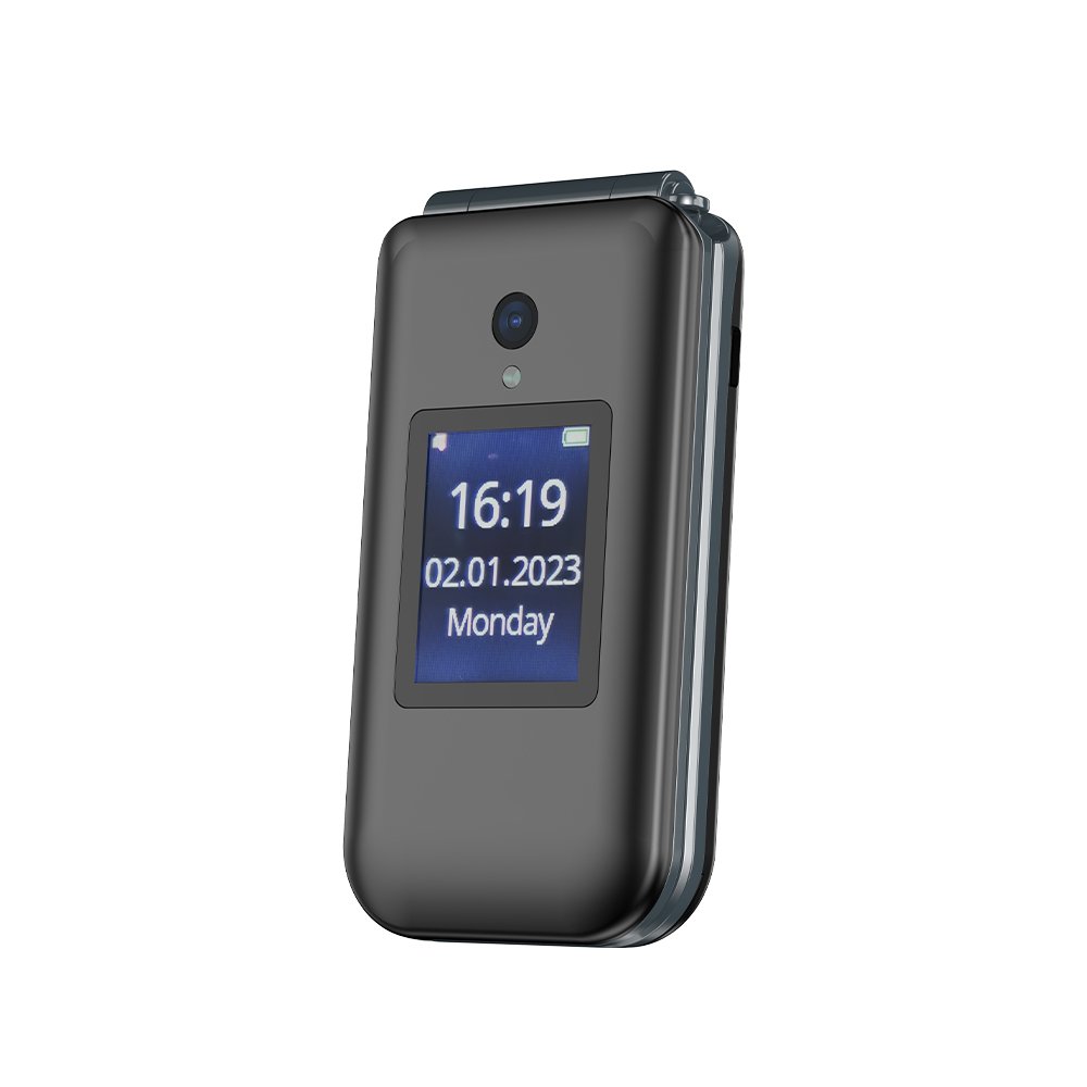 JIMI 4G Dual LCD Flip Senior Phone CellPhone Elderly People Factory 4G Cellphone Mobile Phone